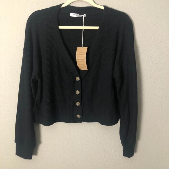 Project Social T Los Angeles Cropped Cardigan - MSPR $148 NWTs - Picture 3 of 8
